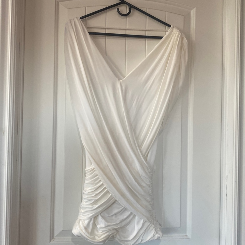 BCBG white dress!